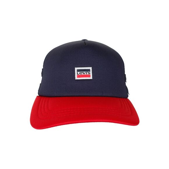 Levi's Men's Logo Adjustable Baseball Cap Navy 44LP010069 - Picture 1 of 3